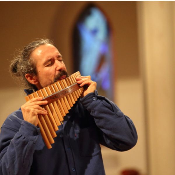 Titelmotiv – musikalisch-meditative Andacht Obertongesang, Oceandrum und Digeridoo