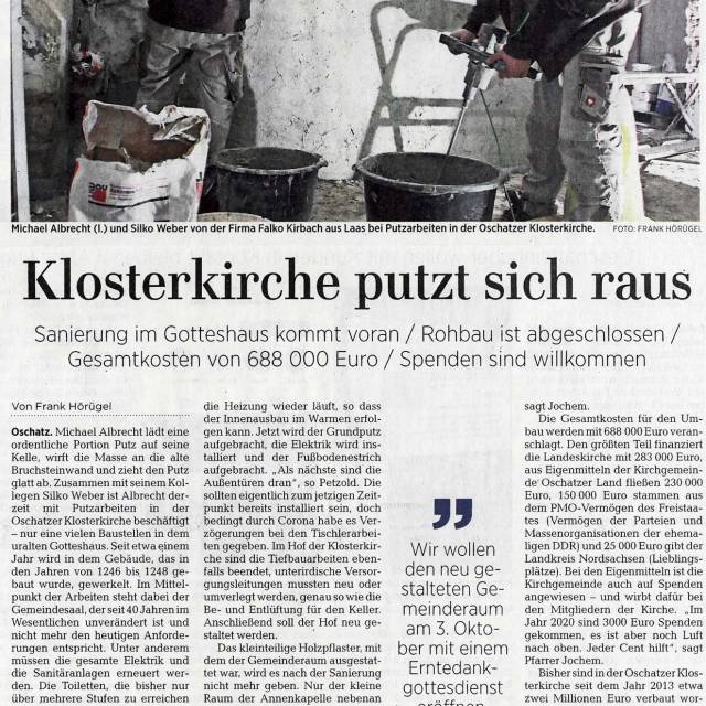 s_lvz-klosterkirche-web-6 | Kirche Oschatzer Land - Neuigkeiten - Artikel in der LVZ