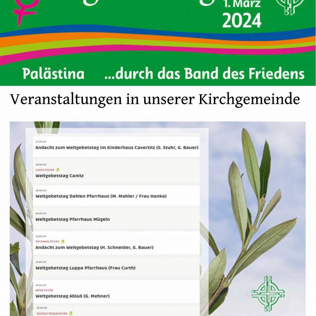 s_weltgebetstagii | Kirche Oschatzer Land - Neuigkeiten - Weltgebetstag